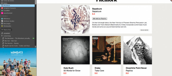 Spotify Pitchfork